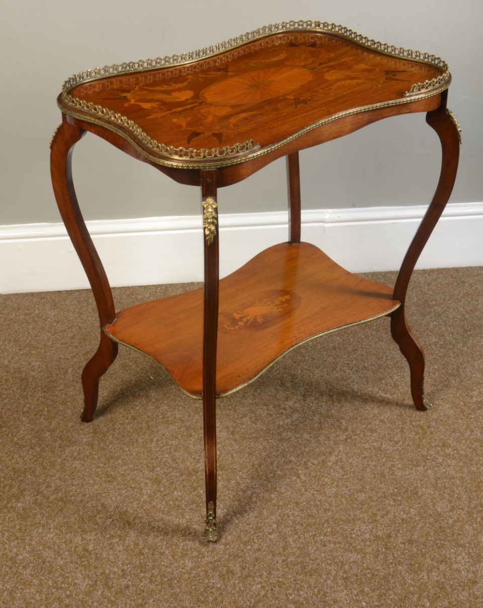 Mahogany inlaid occasional table circa 1910