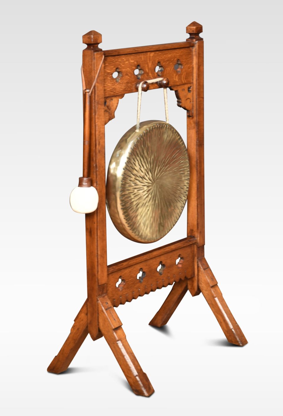 Gothic revival dinner gong