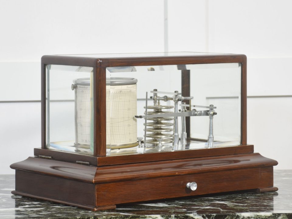 Mahogany cased Barograph