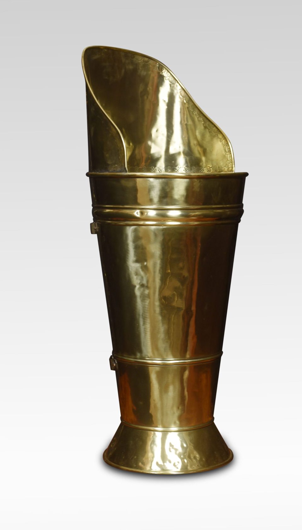 19th Century brass umbrella stand