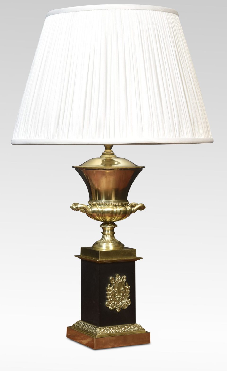 Brass table lamp