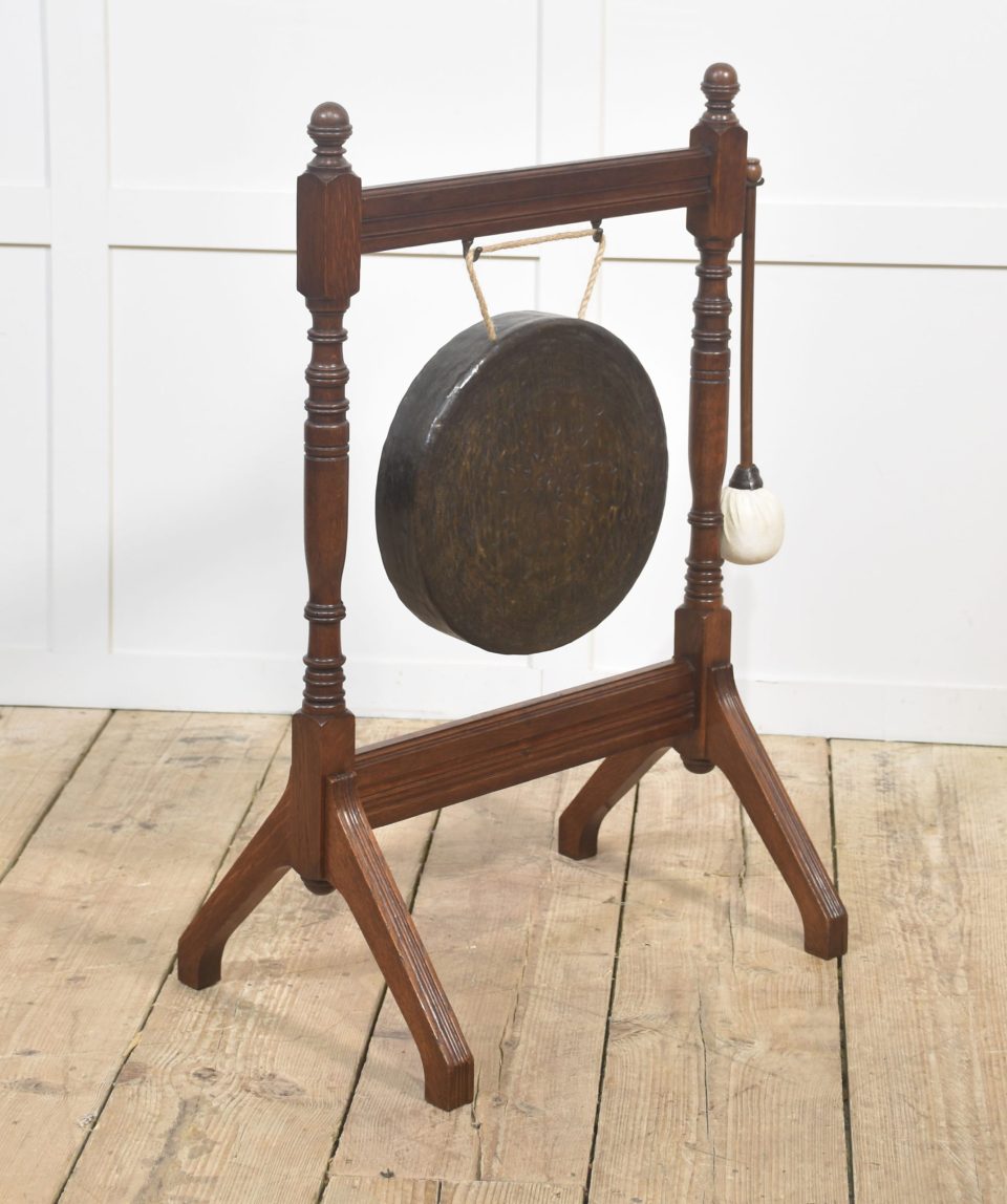 Antique Oak Dinner Gong