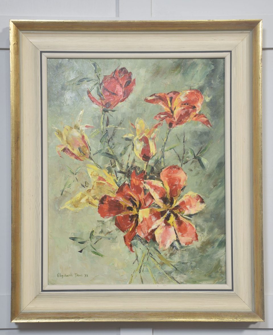Oil on Canvas Floral Still Life