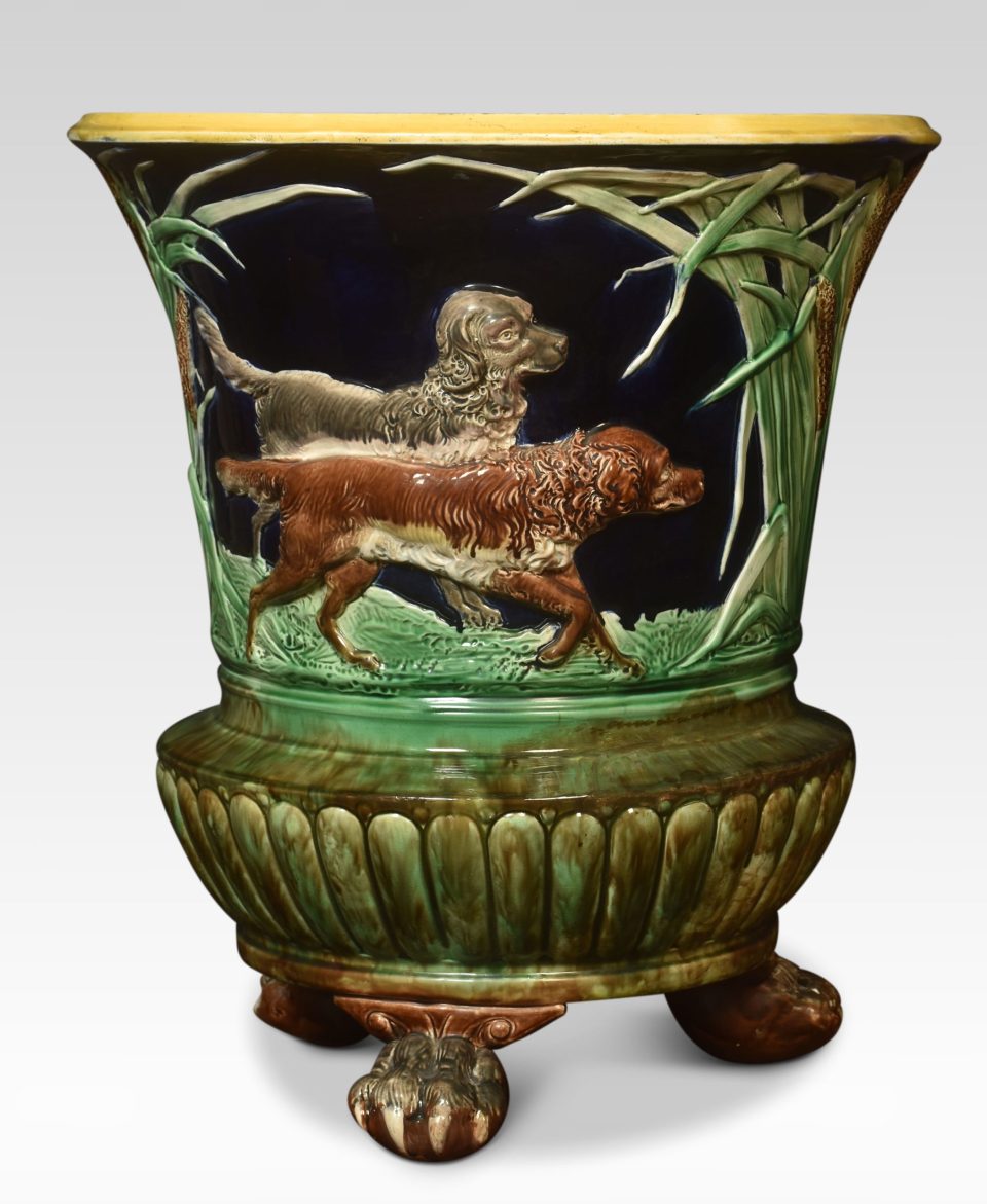 Thomas Forrester Majolica Jardiniere