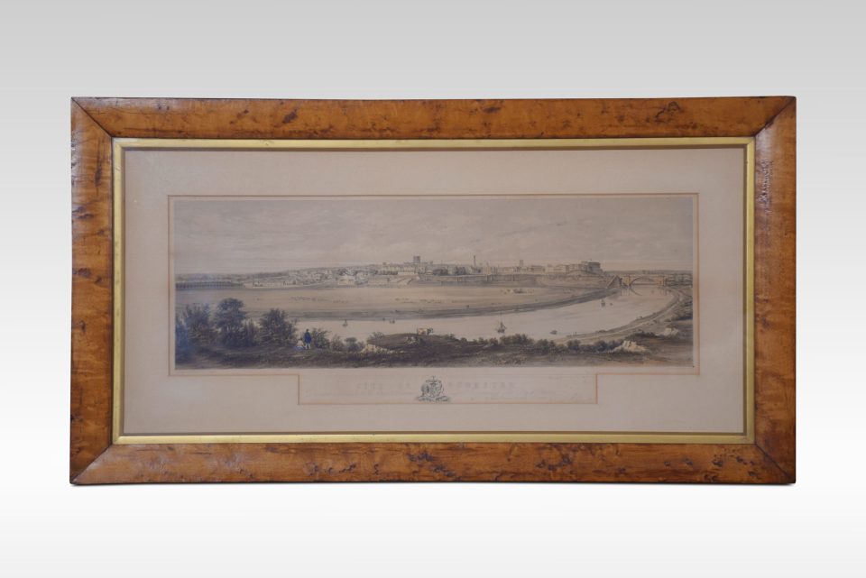 Maple framed Etching of Chester