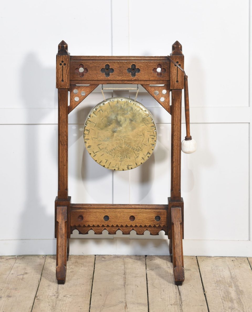 Gothic revival dinner gong