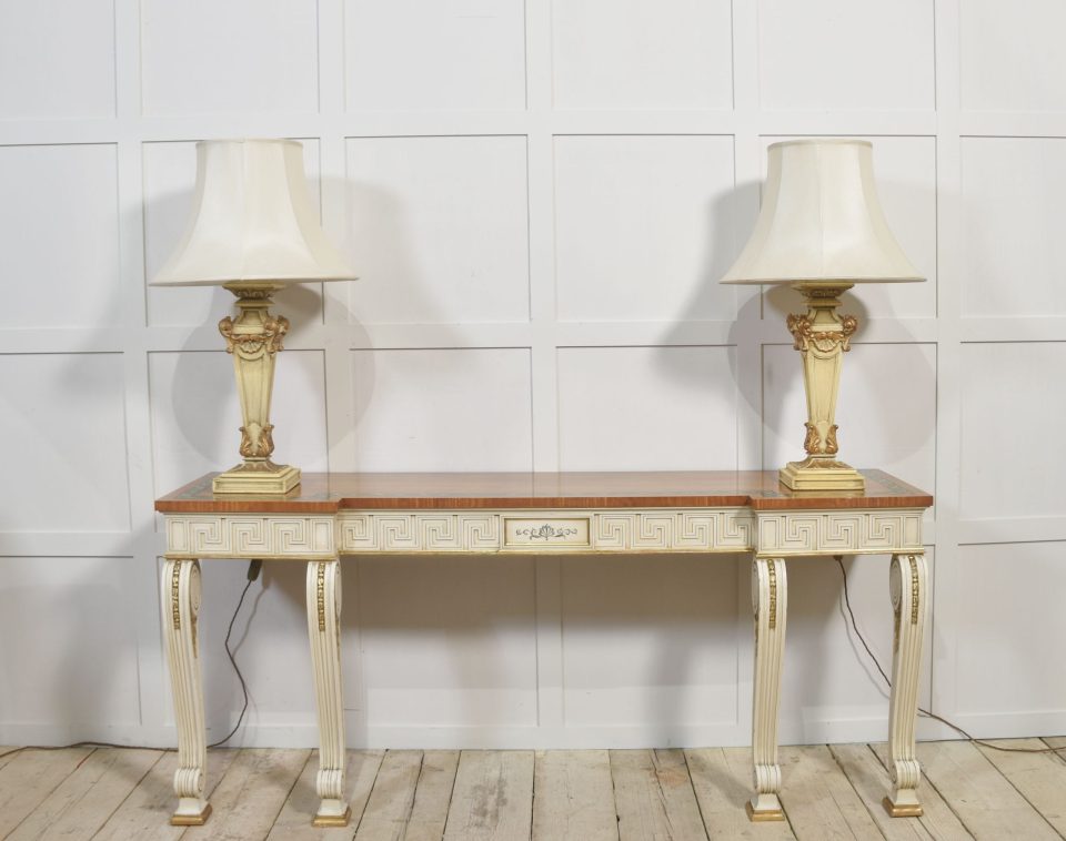 Neo-Classical painted console table