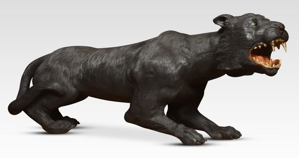 19th century carved Black Panther