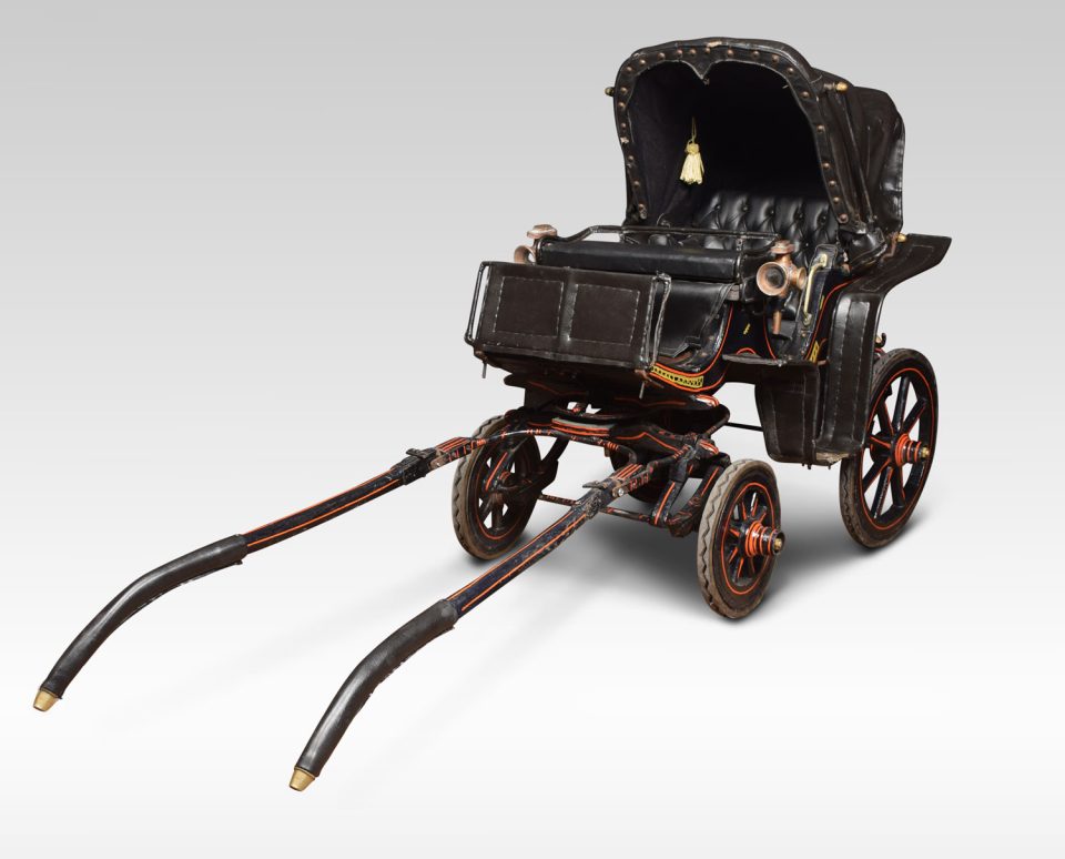 A Childs Barouche toy carriage