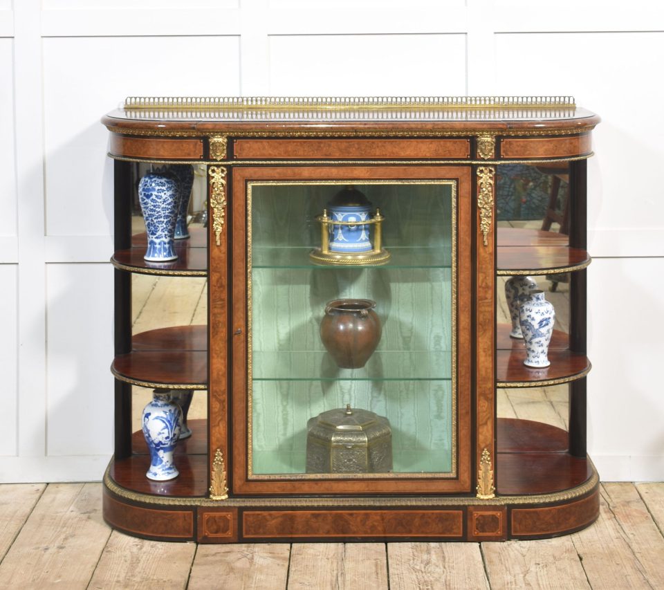 19th century walnut credenza