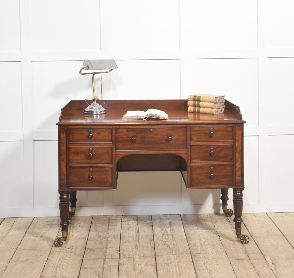 19th century mahogany writing table