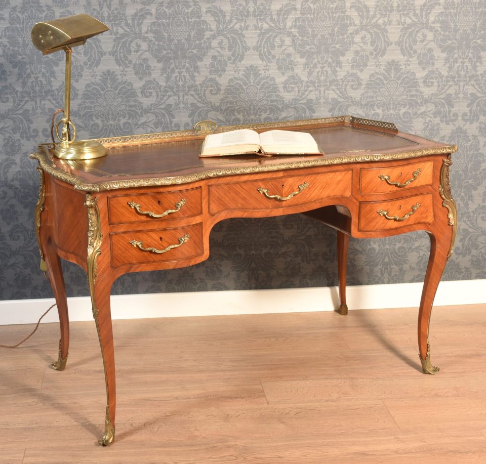 19th century kingwood writing table