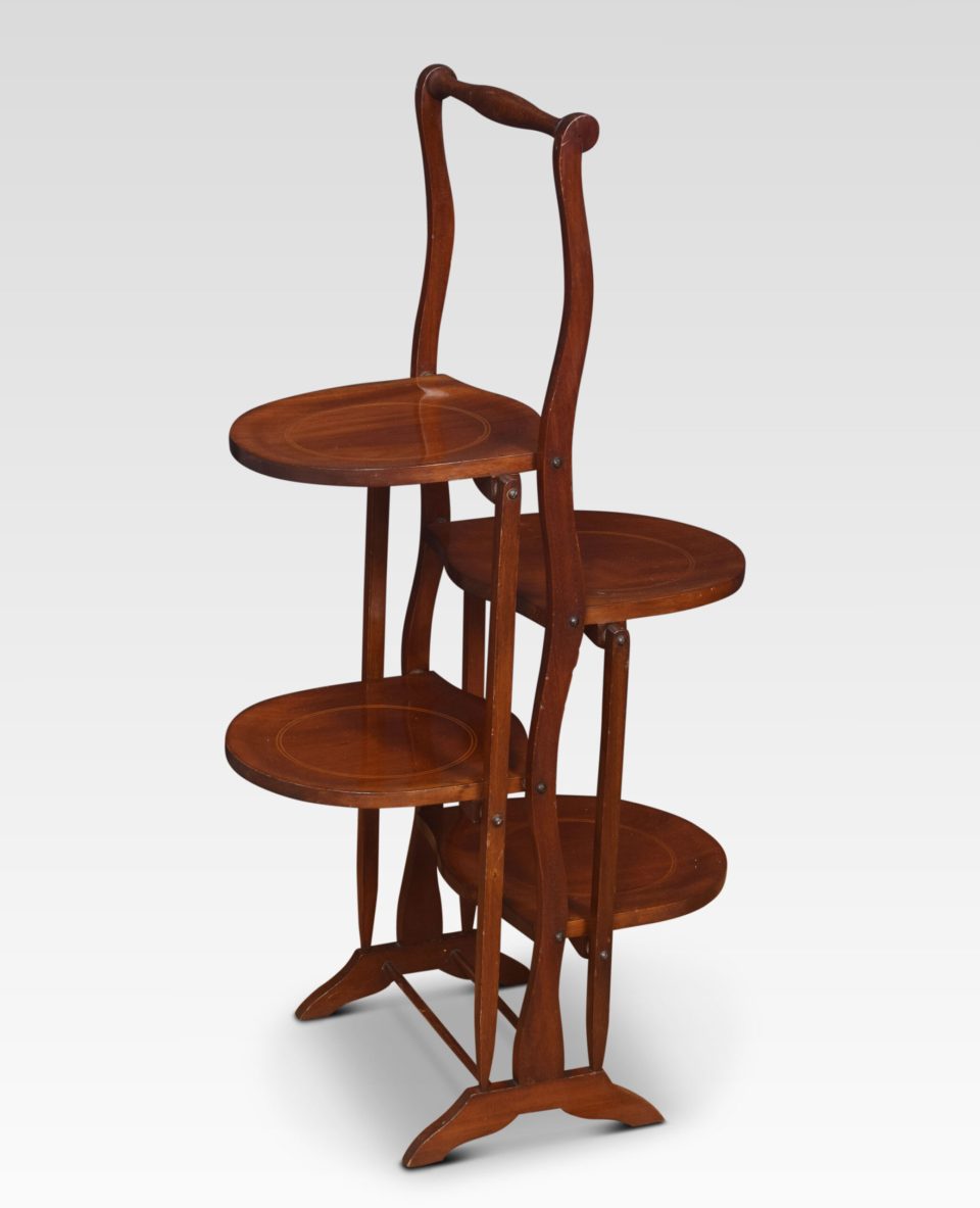 Mahogany cake stand
