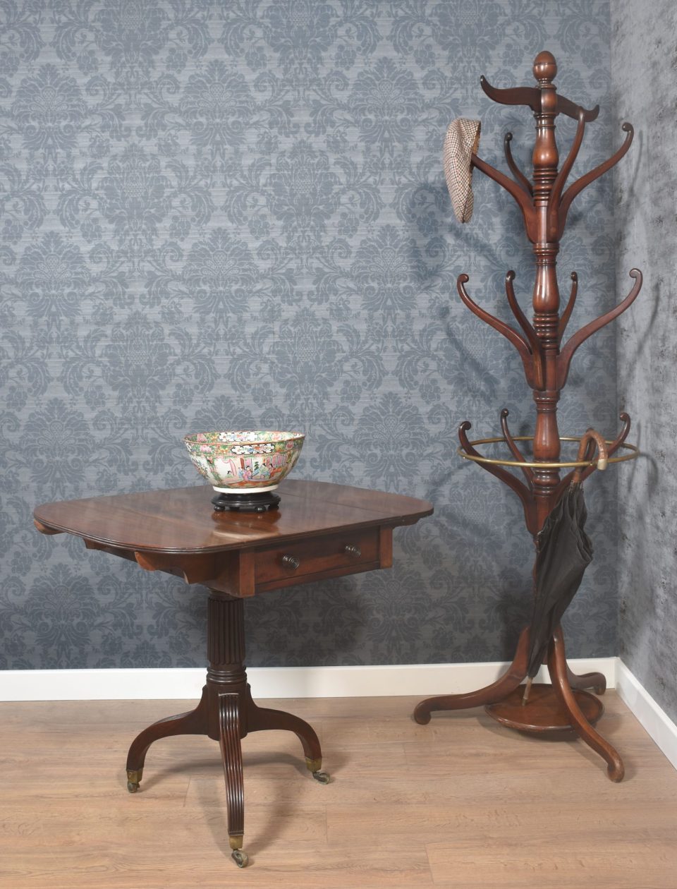 Regency mahogany end table