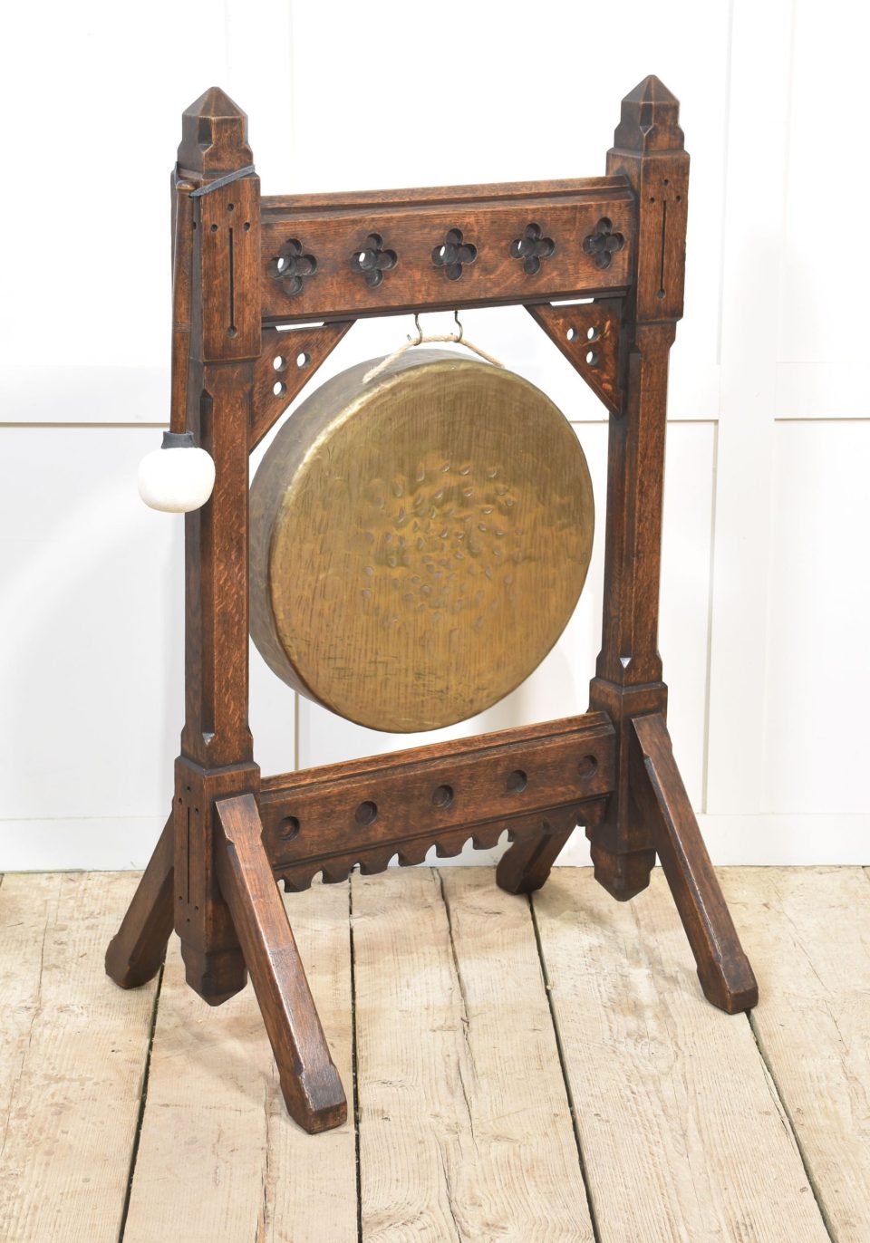 Gothic revival dinner gong