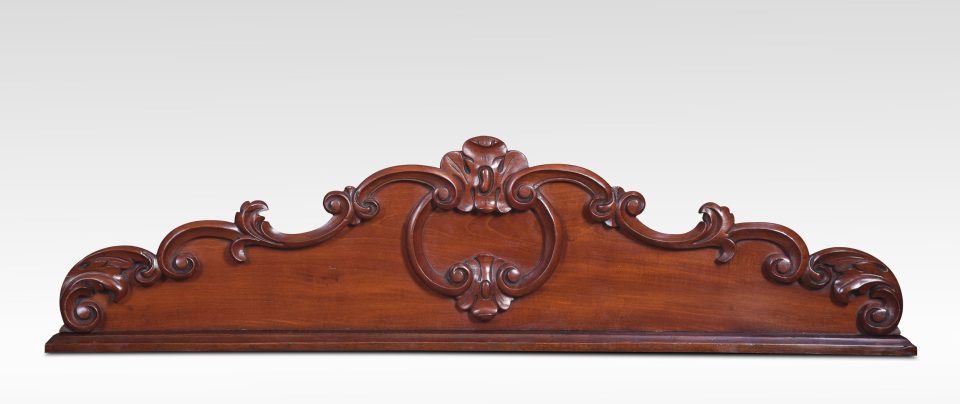 Mahogany overdoor pediment