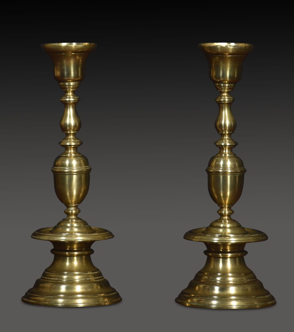 Pair of  brass candlestick