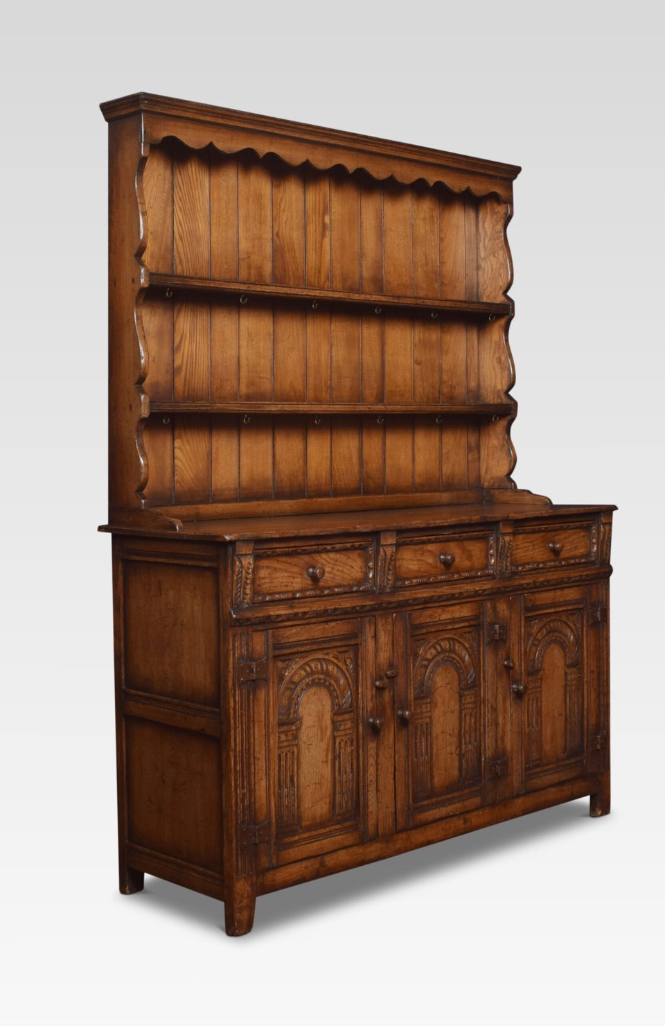 Jacobean style oak dresser