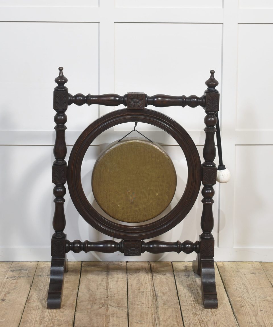 Oak and Brass Dinner Gong