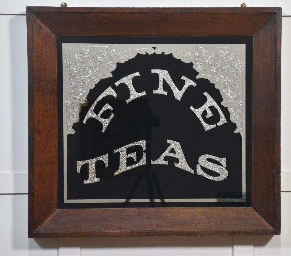 Antique Advertisement Mirror