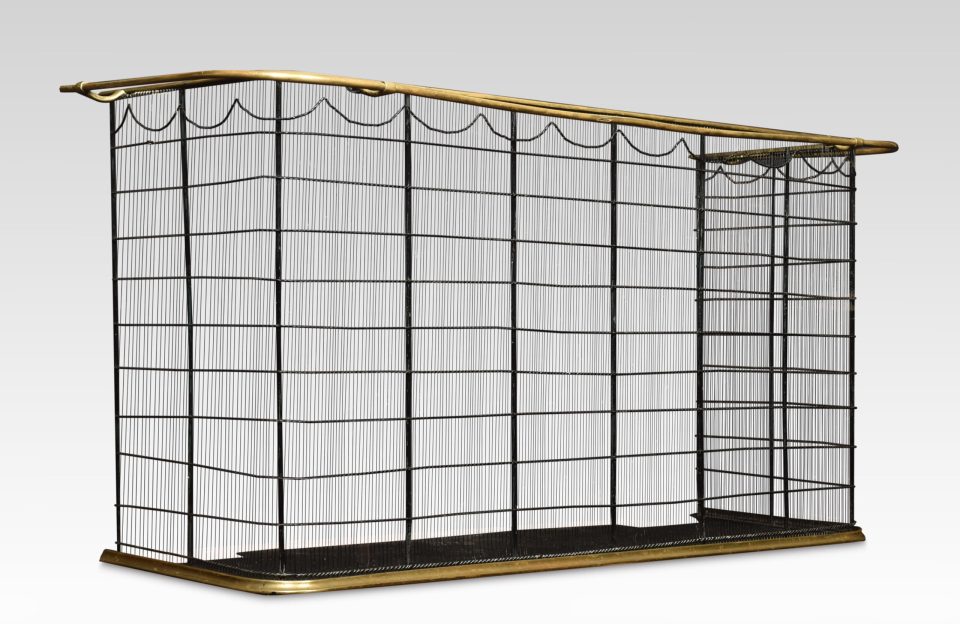 Brass and iron nursery guard