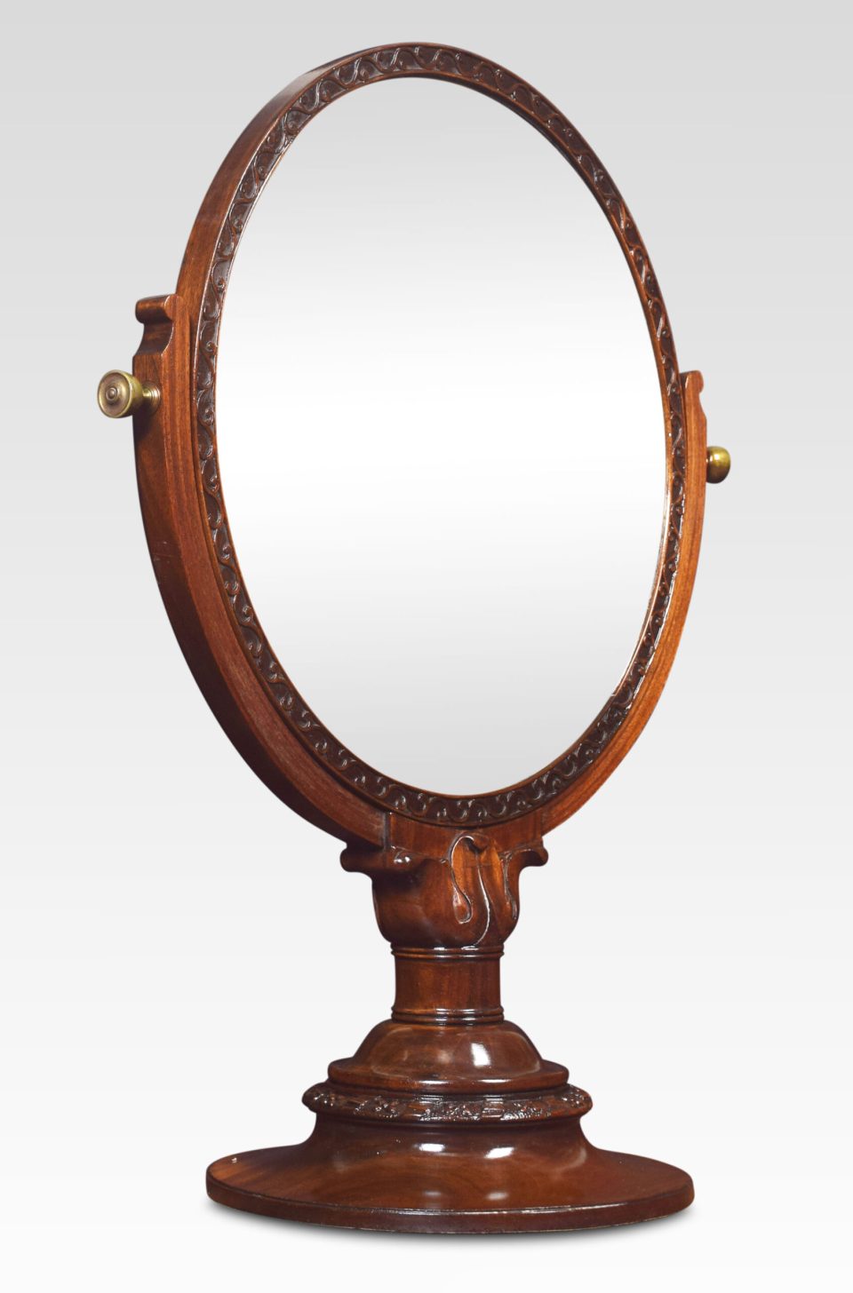 Mahogany dressing table mirror