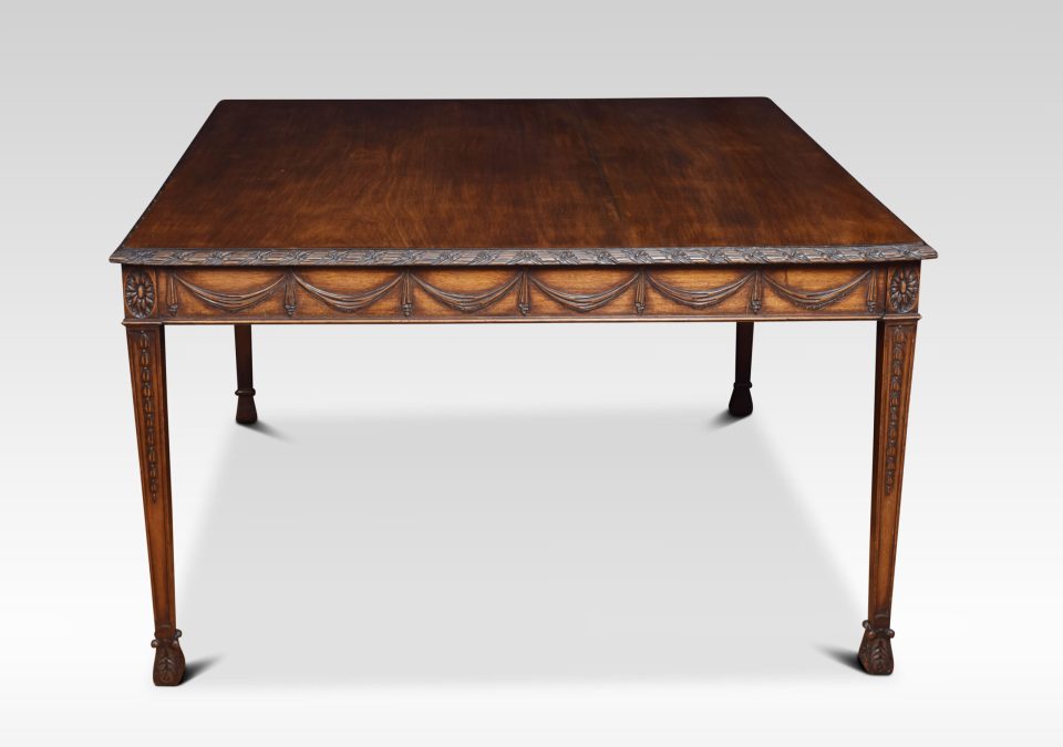Adam Revival mahogany centre table