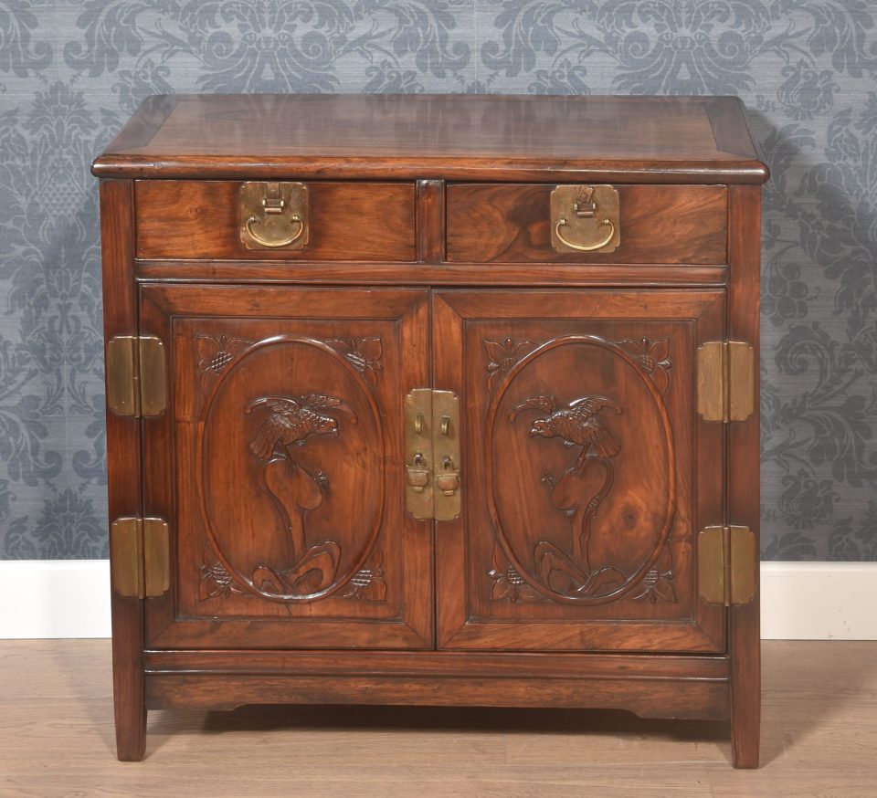 Chinease carved cupboard