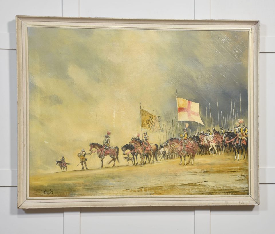 Oil on Canvas by Jean Sobieski