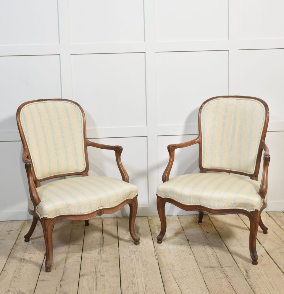 Pair of 19th century armchairs