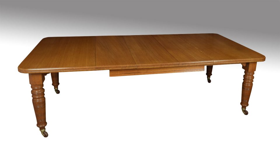 19th Century oak dining table