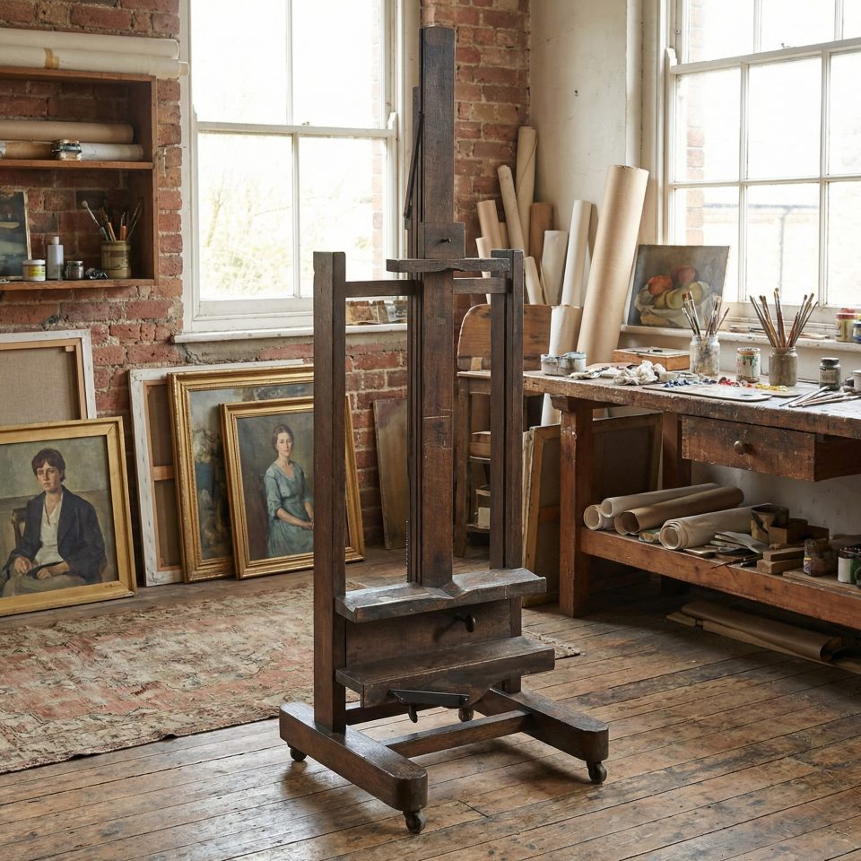 Fully Adjustable Oak Artist’s Easel