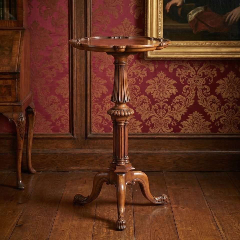 George III satinwood tripod table