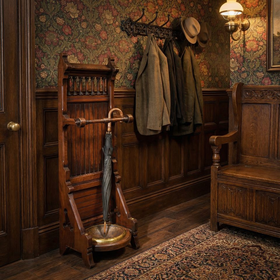 Gothic Revival umbrella stand