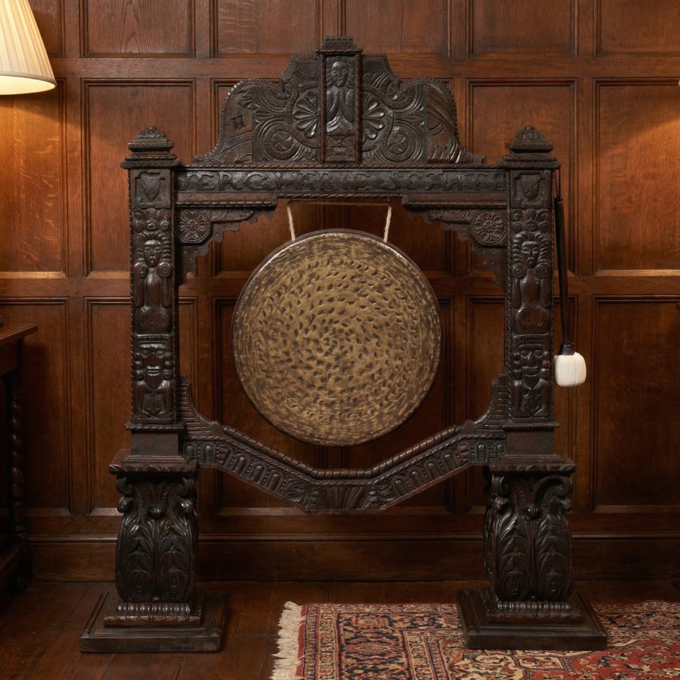 Monumental Carved Oak Dinner